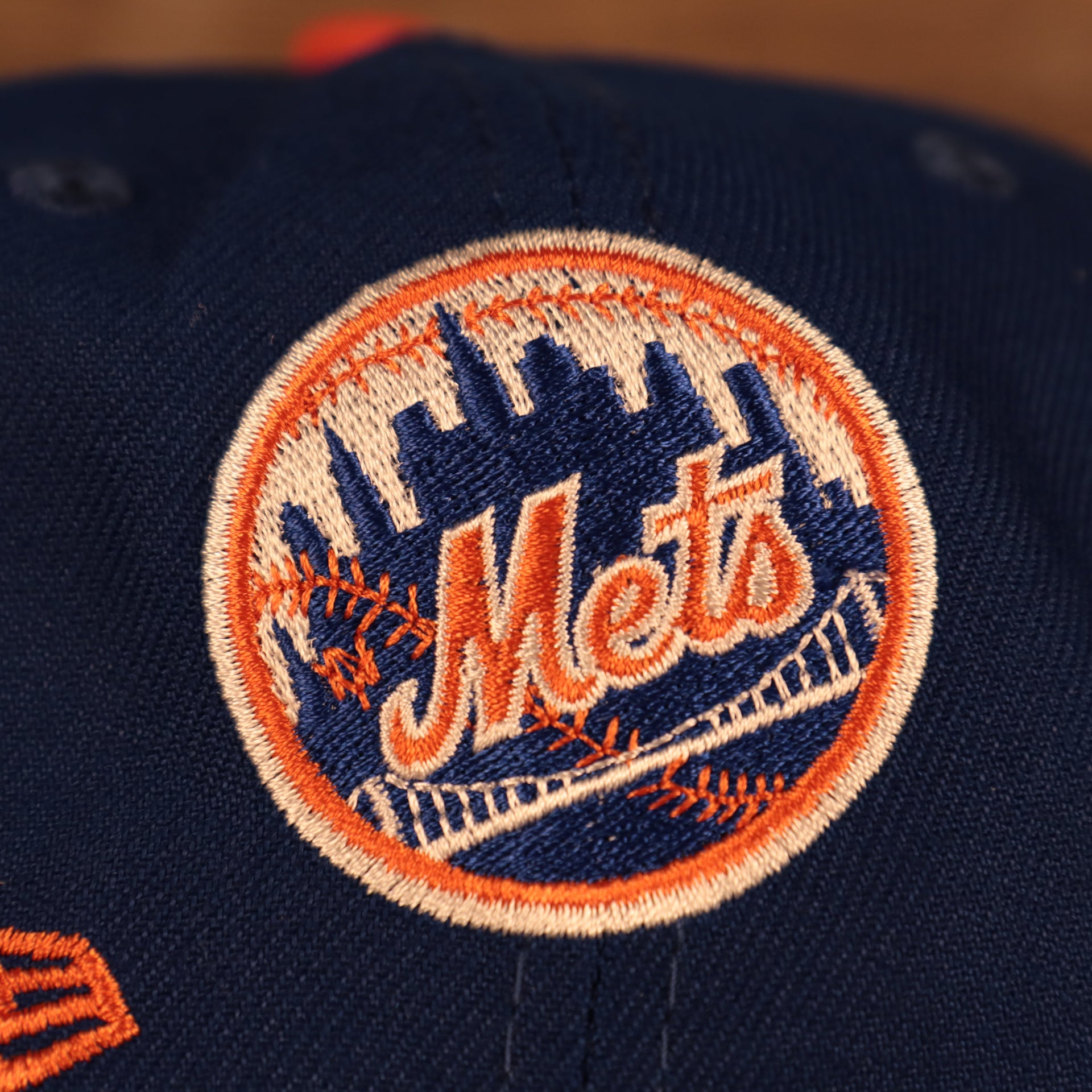 mets circle logo New York Mets Cooperstown "Championship Rings" All Over Side Patch Gray Bottom 59FIFTY Fitted Cap