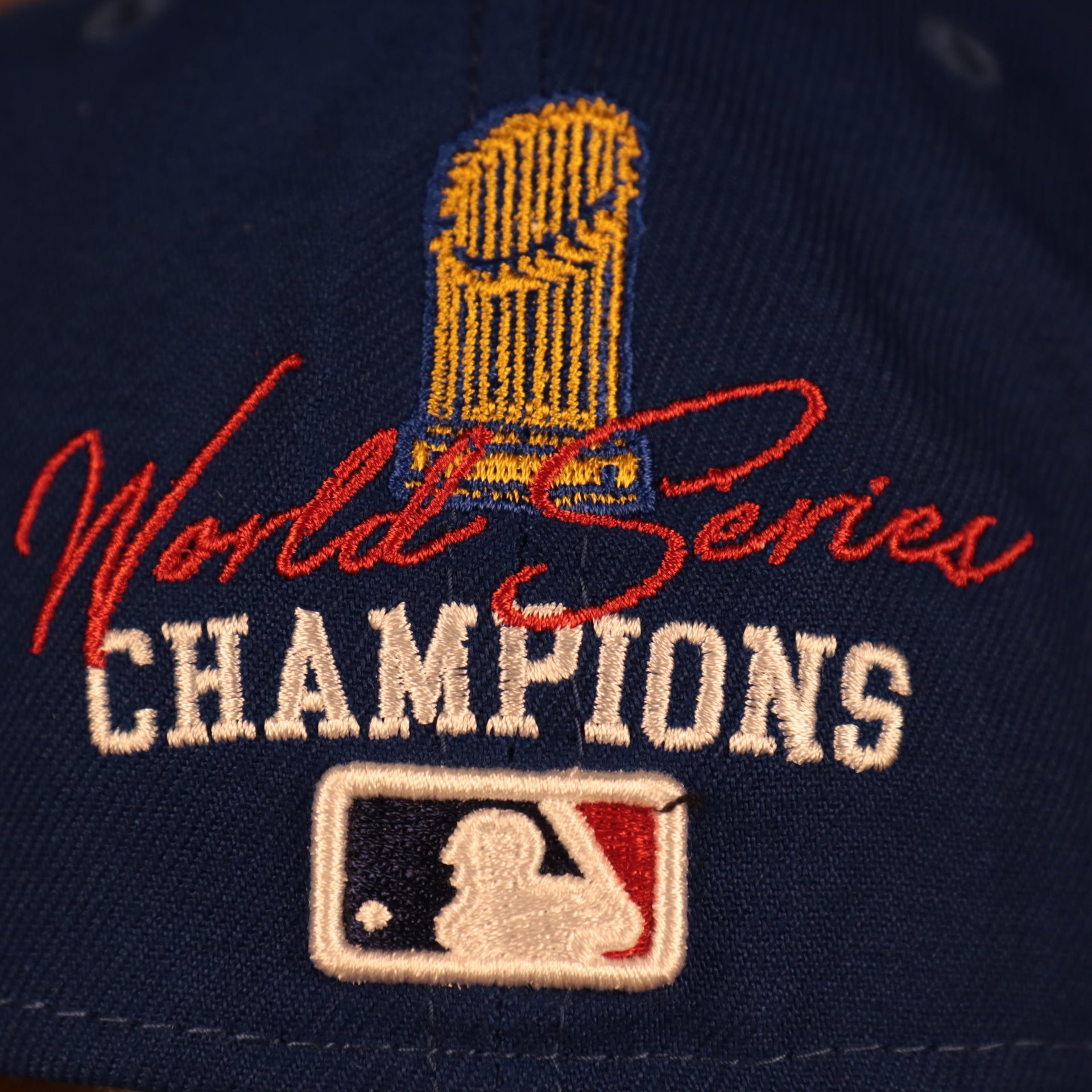 world series champs logo New York Mets Cooperstown "Championship Rings" All Over Side Patch Gray Bottom 59FIFTY Fitted Cap