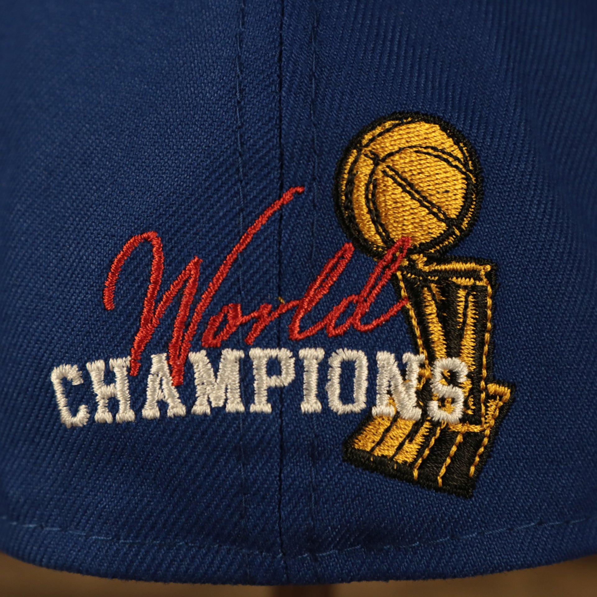 world champions logo shot Philadelphia 76ers "Championship Rings" All Over Side Patch Gray Bottom 59FIFTY Fitted Cap