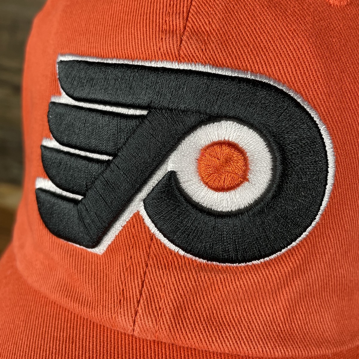 flyers logo Philadelphia Flyers Orange Adjustable Dad Hat
