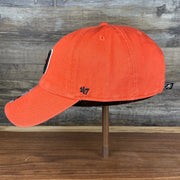 wearers left side of the Philadelphia Flyers Orange Adjustable Dad Hat