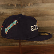 right side of the Arizona Diamondbacks Cooperstown "Championship Rings" All Over Side Patch Gray Bottom 59FIFTY Fitted Cap