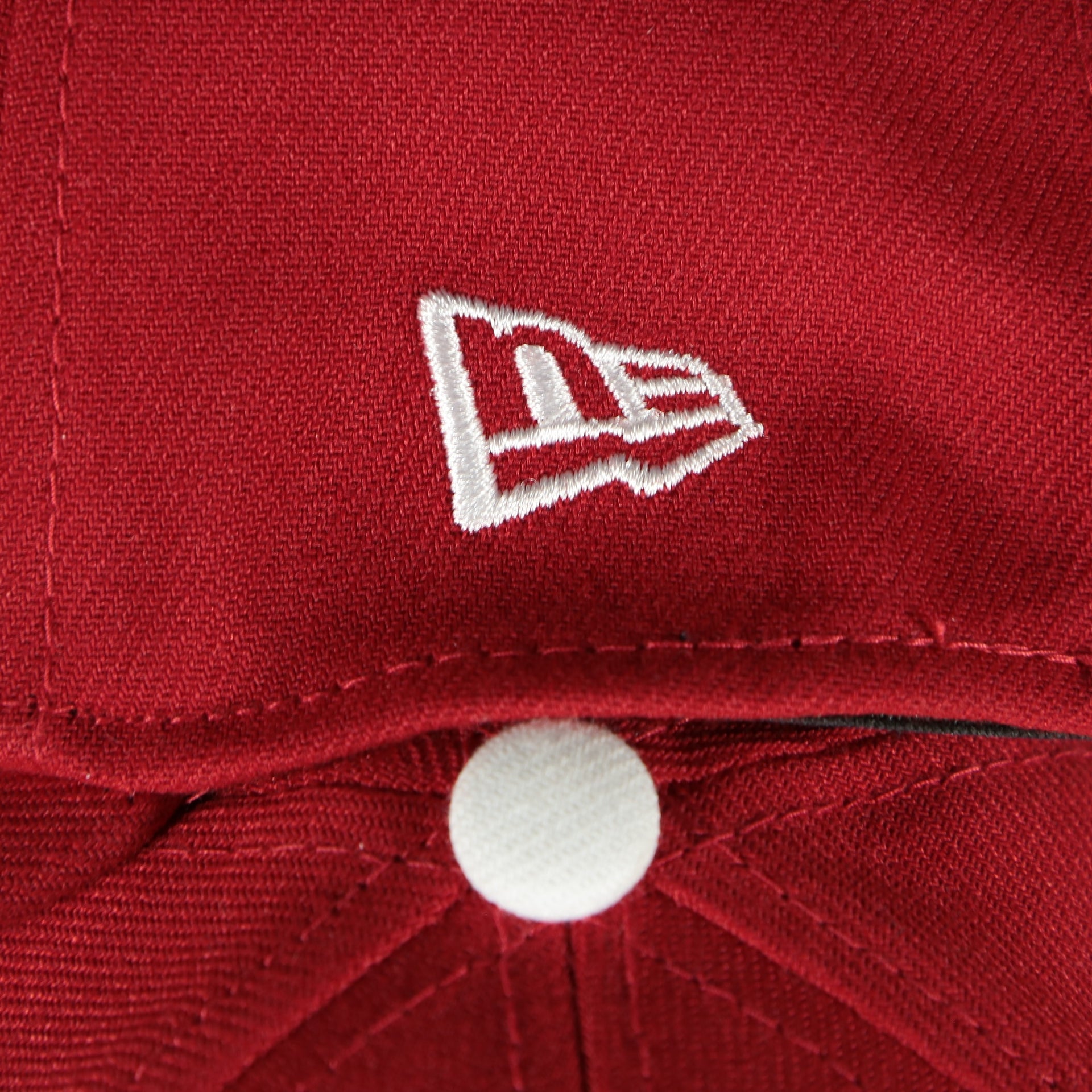 new era logo on the Reading Fightin Phils "Fightins" script MiLB Red bottom | Red 39Thirty Flexfit Hat