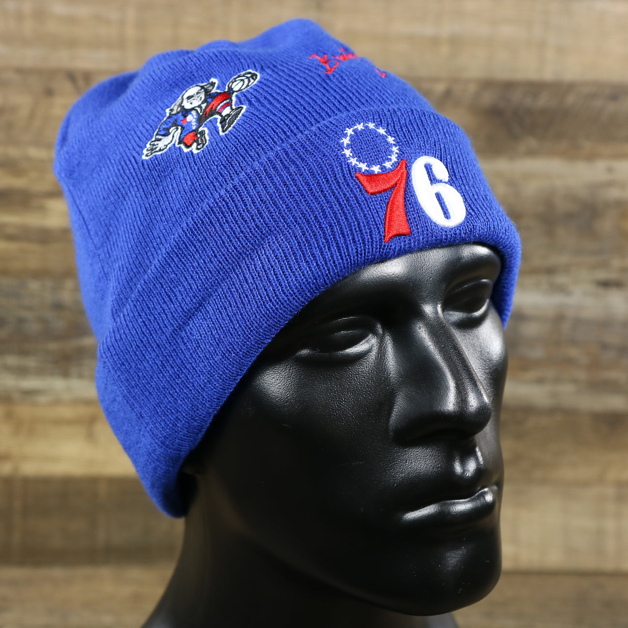 The Philadelphia 76ers "City Transit" 59Fifty Fitted Matching All Over Side Patch Beanie