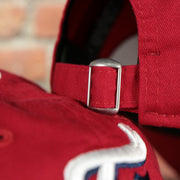 adjustable strap on the Reading Fightin Phils MiLB Red bottom | Red 9Twenty Dad Hat
