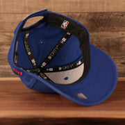 unedrside of the Philadelphia 76ers Blue Adjustable Youth Dad Hat