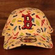 front of the Boston Red Sox Spring Training 2022 On Field White Toddler 9Forty Dad Hat
