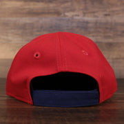 Back of the Philadelphia Phillies My 1st 9Fifty Baby Snapback Hat | Red/Royal
