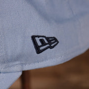 new era logo on the side of the North Carolina Tar Heels Carolina Blue 9Twenty Adjustable Dad Hat