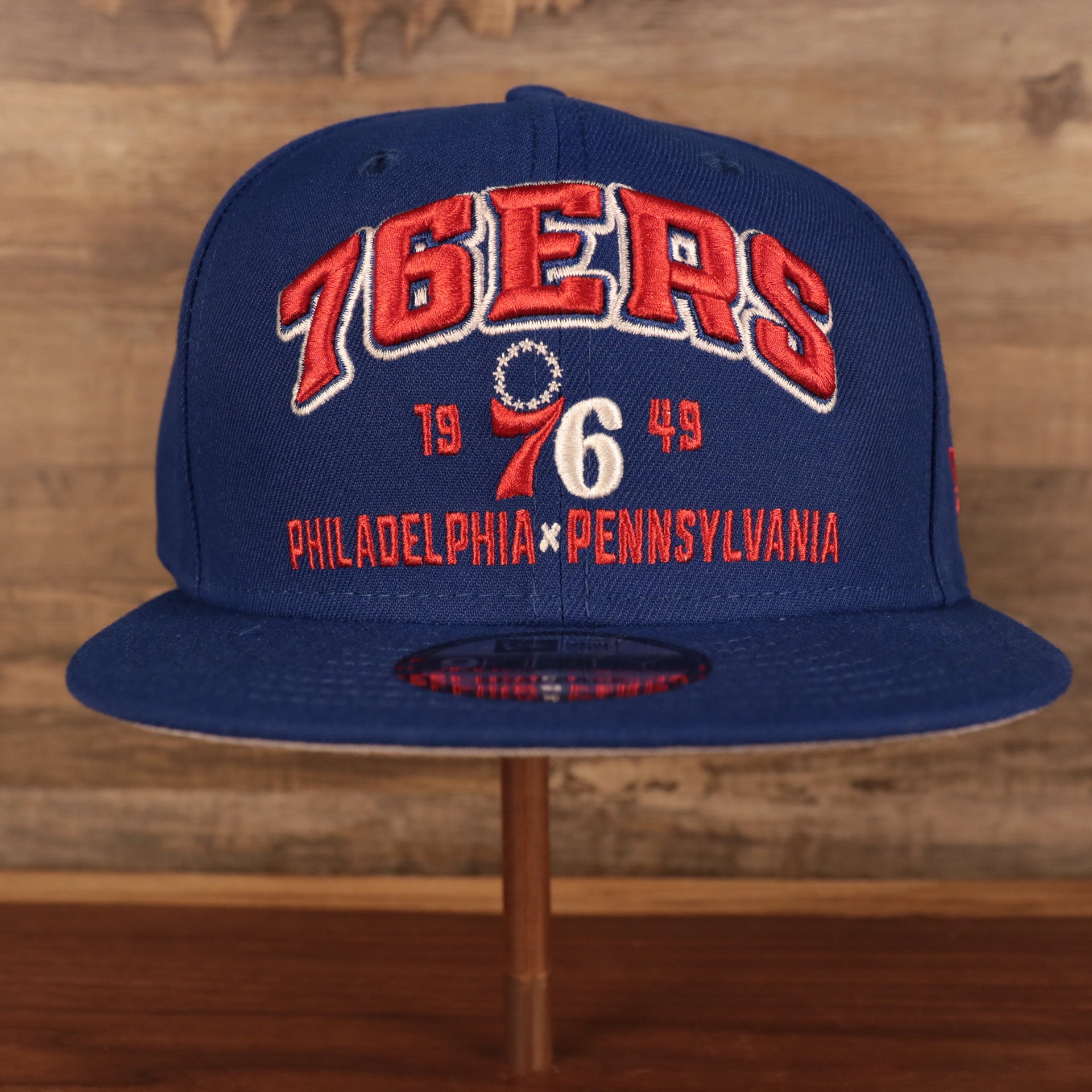 Vintage Philadelphia 76ers Cap | 1949 Philadelphia x Pennsylvania Royal 9Fifty Snapback Hat
