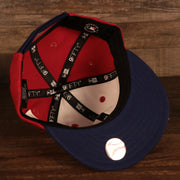 Interior of the Philadelphia Phillies My 1st 9Fifty Baby Snapback Hat | Red/Royal