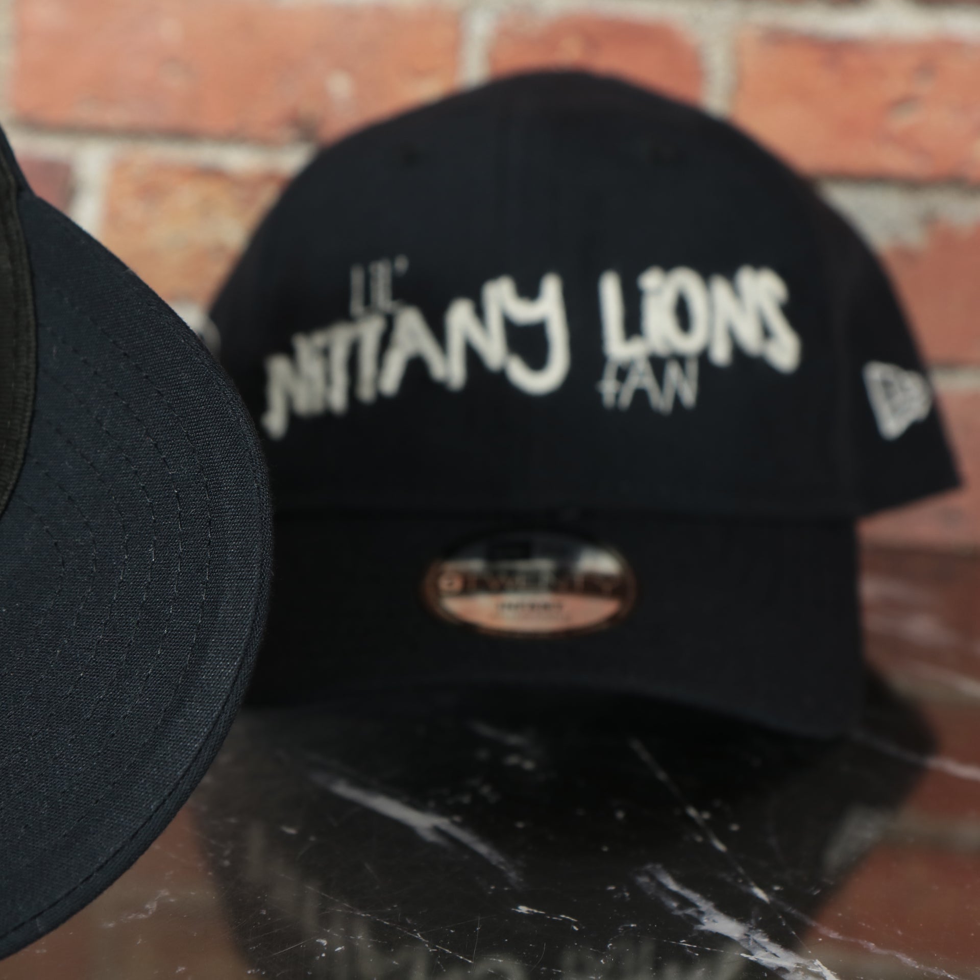 black under visor on the Penn State Nittany Lions Navy Adjustable Toddler Dad Hat