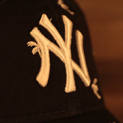 yankees classic logo New York Yankees Spring Training 2022 Women's All Over Palm Tree Navy 9Twenty Dad Hat