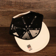 White under visor of the Penn State Nittany Lions My 1st 9Fifty Baby Snapback Hat | Navy/White