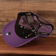 underside of the TCU Horned Frogs Purple Adjustable Trucker Dad Hat