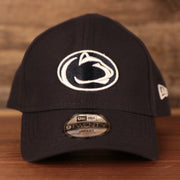 front of the Penn State Nittany Lions Navy Nittany Lion logo Stretch Back Infant Dad Hat