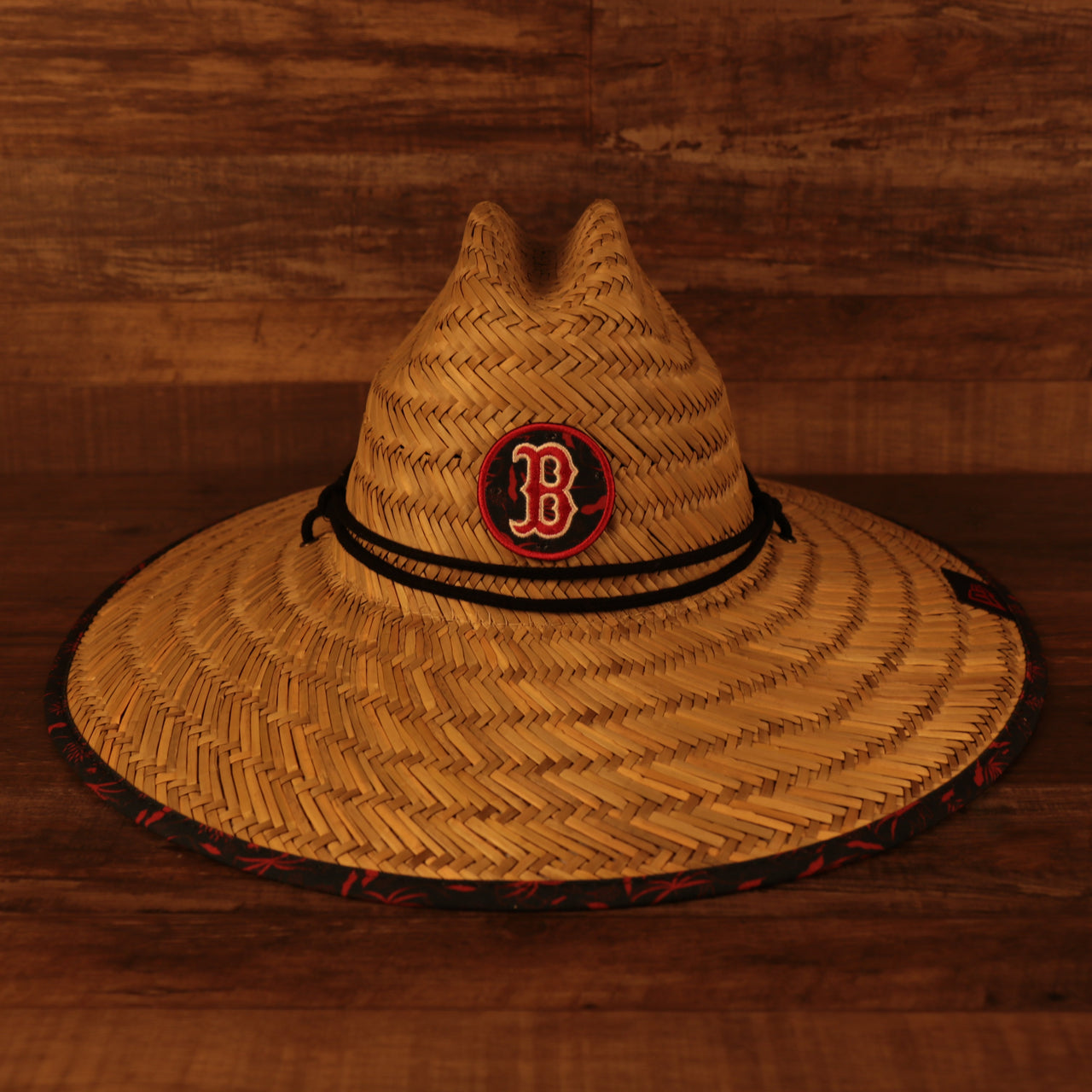 front of the Boston Red Sox Spring Training 2022 Straw Hat OSFM