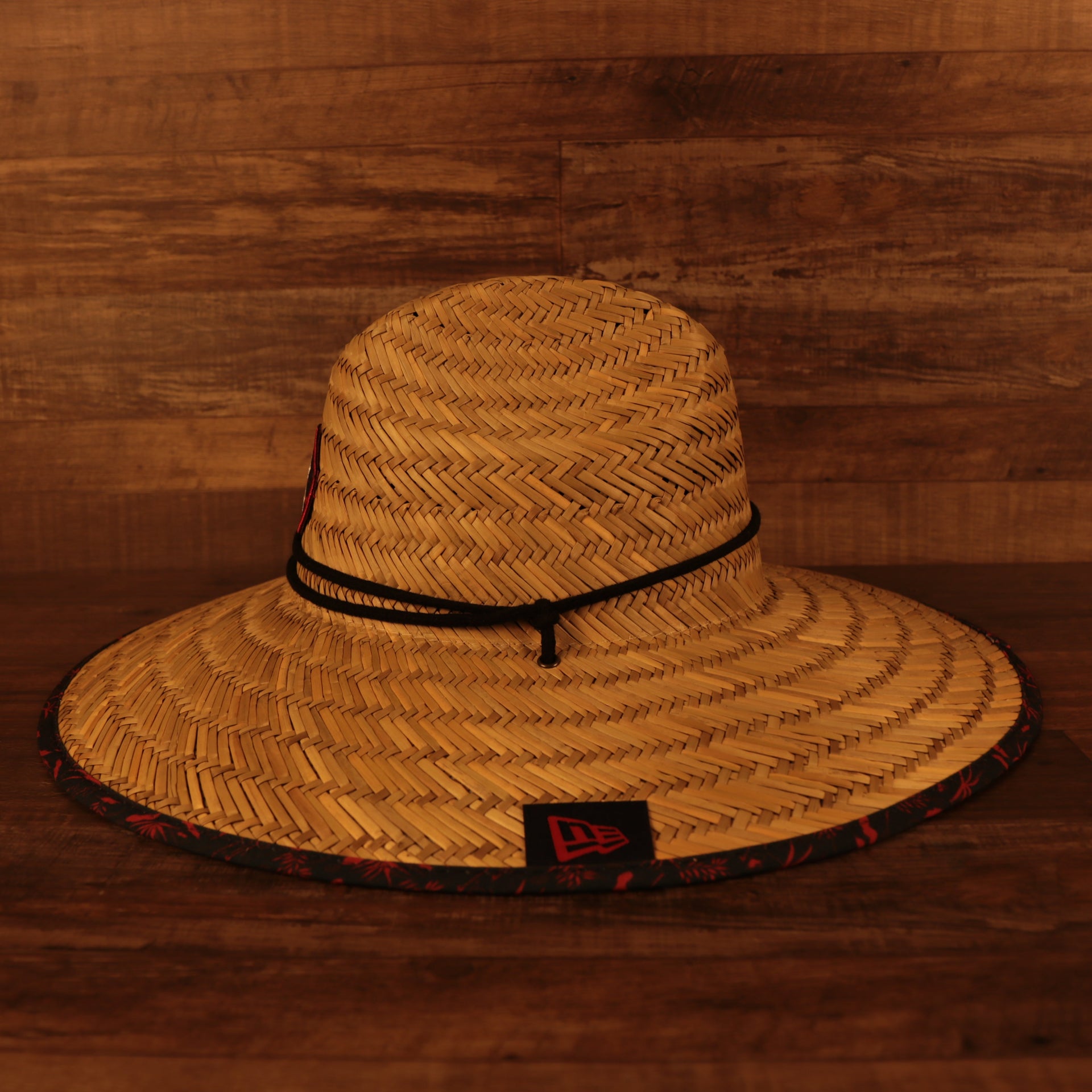 wearers left side of the Boston Red Sox Spring Training 2022 Straw Hat OSFM