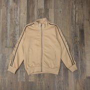 front of the Kid's Wheat Vintage Running Track Jacket 90s Youth Windbreaker Top
