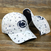 The Women’s Penn State Nittany Lions All Over Micro Floral Print 9Twenty Dad hat | White 9Twenty Hat