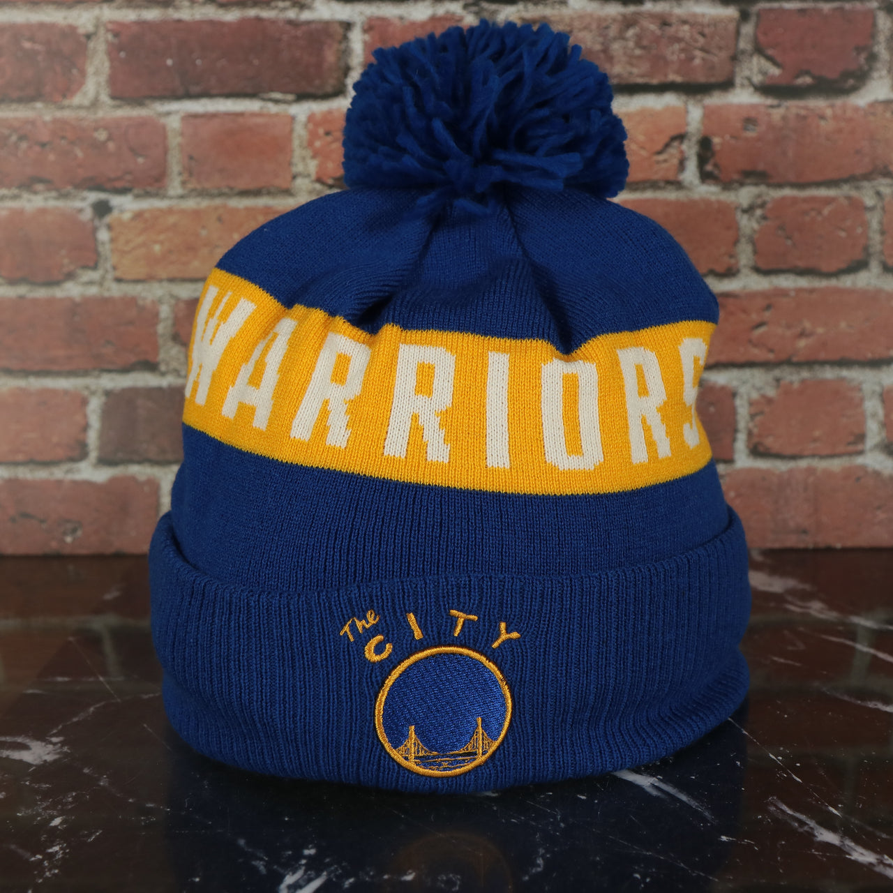 Warriors Beanie | Golden State Warriors Blue and Yellow Beanie