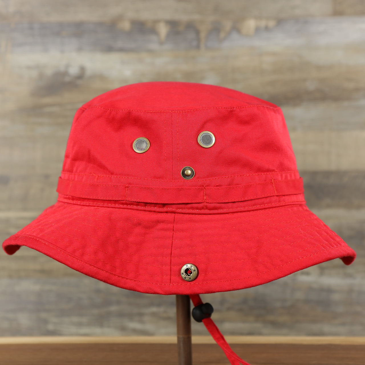 KB ETHOS | BUCKET HAT | BOONIE HAT FITTED |  RED SMALL / MEDIUM