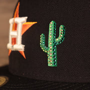 Cactus patch on the Houston Astros Iced Out Side Patch Cactus Texas Flag Gray Bottom 59Fifty Fitted Cap