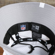 nfl label and new era label on the Tampa Bay Buccaneers 2022 Pro Bowl NFC Logo Buccaneers Side Patch White Bucket Hat