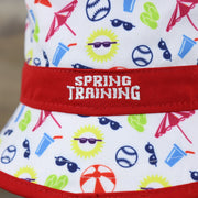 spring training logo on the Philadelphia Phillies Spring Training 2022 On Field White Toddler Bucket Hat