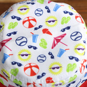 top side of the Philadelphia Phillies Spring Training 2022 On Field White Toddler Bucket Hat