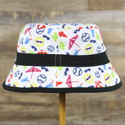 right side of the Pittsburgh Pirates Spring Training 2022 On Field White Toddler Bucket Hat