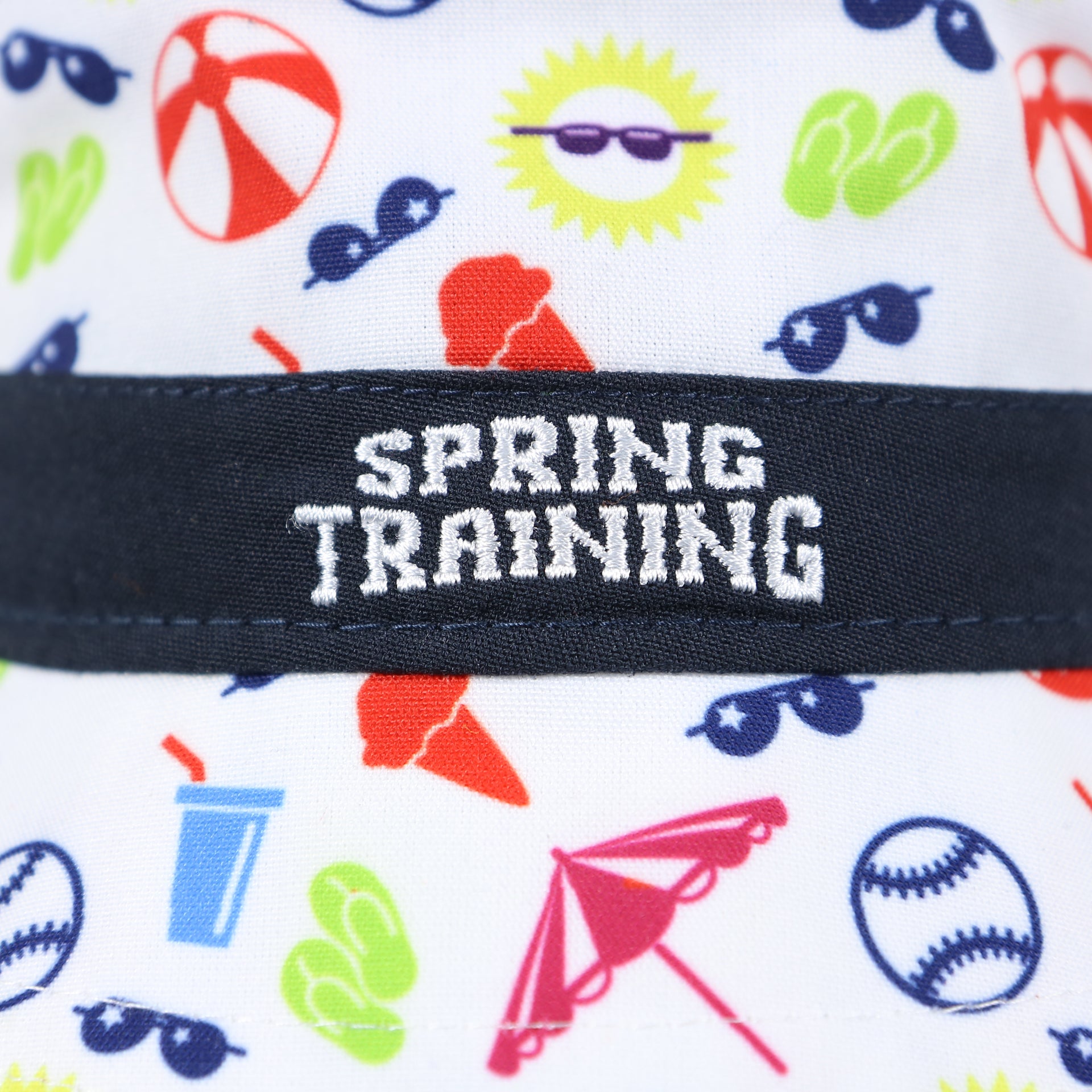spring training logo on the New York Yankees Spring Training 2022 On Field White Toddler Bucket Hat