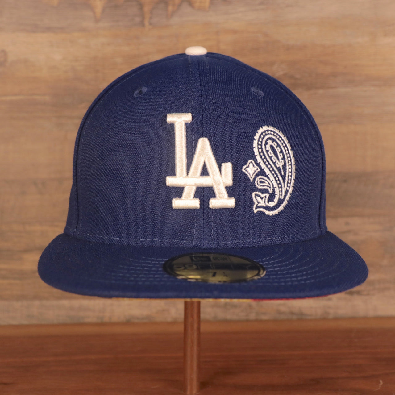 Los Angeles Dodger Multi-Color Paisley Bandana Under Brim 59Fifty Fitted Cap