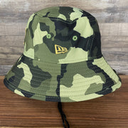 The wearer's right on the New York Yankees 2022 Armed Forces Day / Memorial Day Side Patch Boonie Bucket Hat