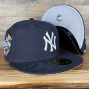 The New York Yankees Cooperstown 5950 Day Side Patch Gray Bottom 59Fifty Fitted Cap
