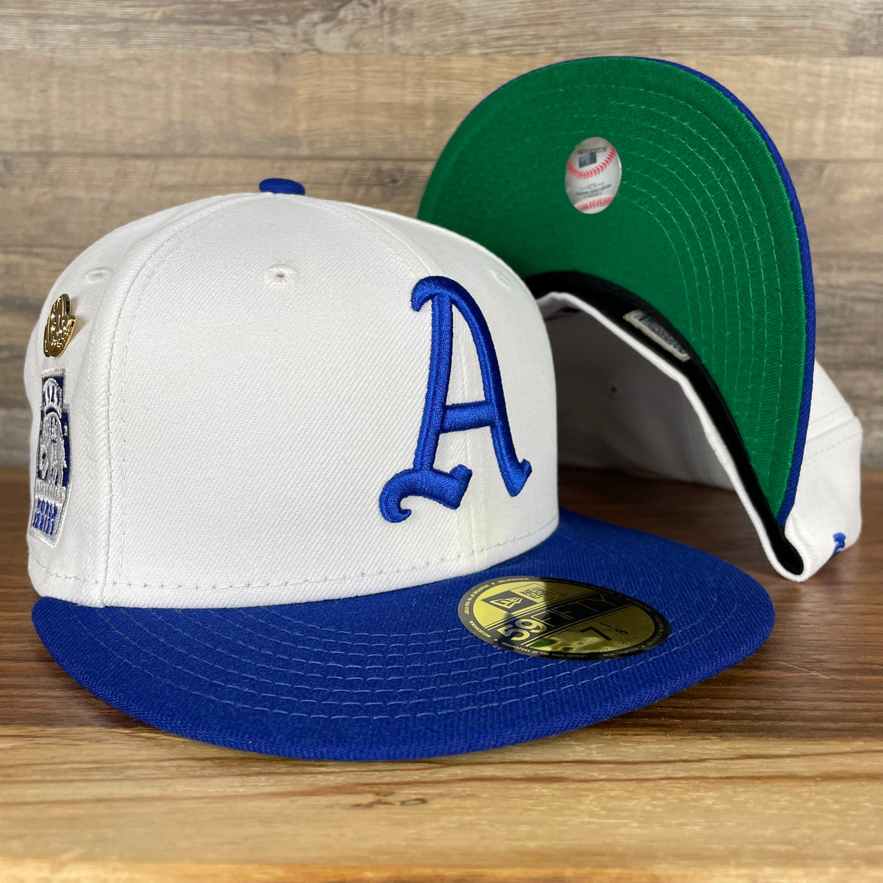 The Philadelphia Athletics Cooperstown 5950 Day Side Patch Green Bottom 59Fifty Fitted Cap