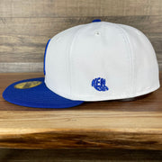 The wearer's left on the Philadelphia Athletics Cooperstown 5950 Day Side Patch Green Bottom 59Fifty Fitted Cap