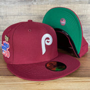 The Philadelphia Phillies Cooperstown 5950 Day Side Patch Green Bottom 59Fifty Fitted Cap