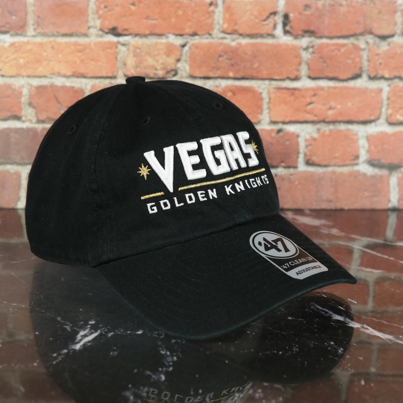 Las Vegas Golden Knights Script Black Dad Hat
