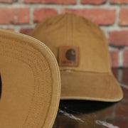 under visor on the Carhartt Dad Hat | Carhartt Brown Baseball Cap