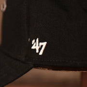 47 BRAND | PITTSBURGH PENGUINS | PENGUIN TRIANGLE PATCH FRONT | MVP | DAD HAT | BLACK | OSFM