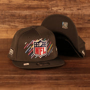 The NFL Logo Crucial Catch Cancer Awareness 9Fifty Snapback Cap