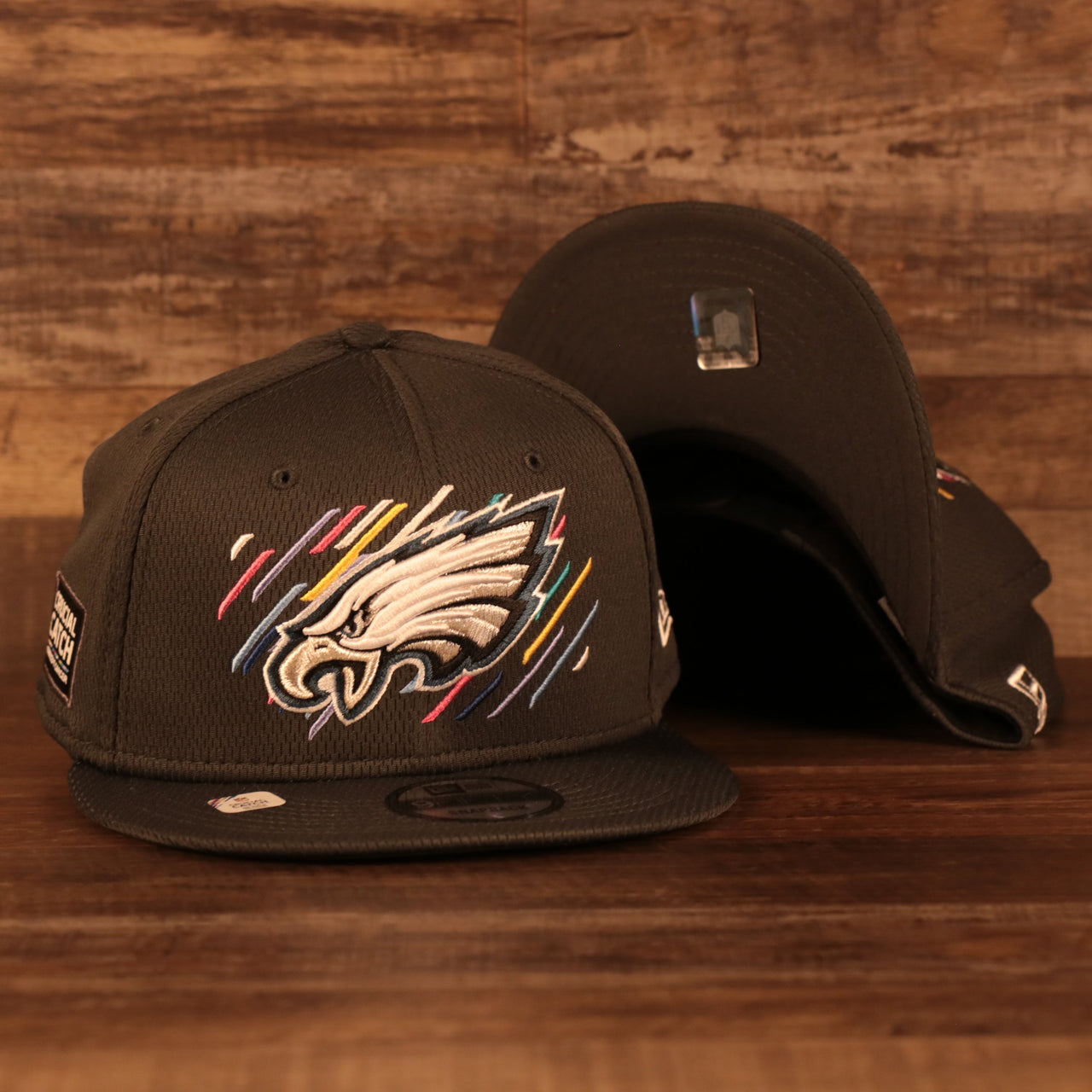 Philadelphia Eagles NFL 2021 Crucial Catch Breast Cancer Awareness 9Fifty Snapback Hat
