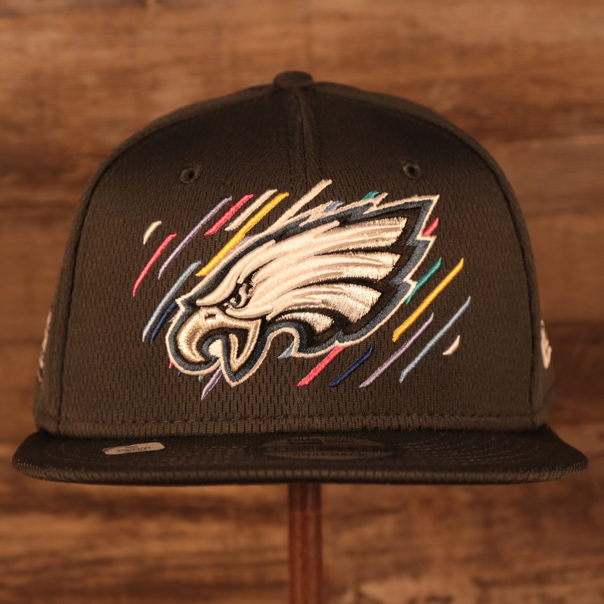 Philadelphia Eagles NFL 2021 Crucial Catch Breast Cancer Awareness 9Fifty Snapback Hat