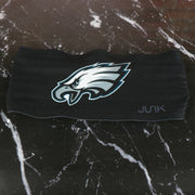 Philadelphia Eagles Moisture Wicking UPF 50+ Black Headband | Officially Licensed Junk Brands