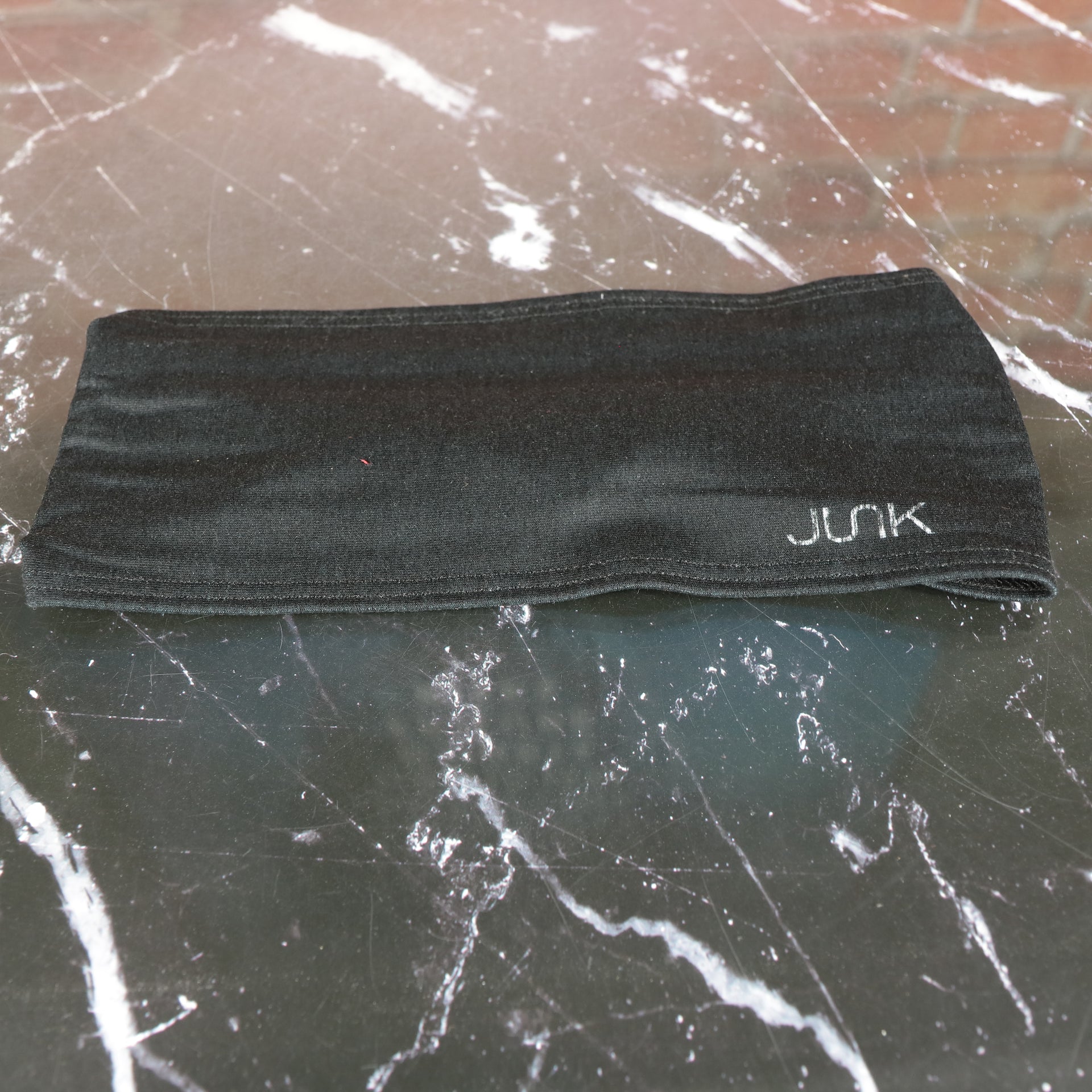 Moisture Wicking UPF 50+ Tactical Black Headband | Officially Licensed Junk Brands