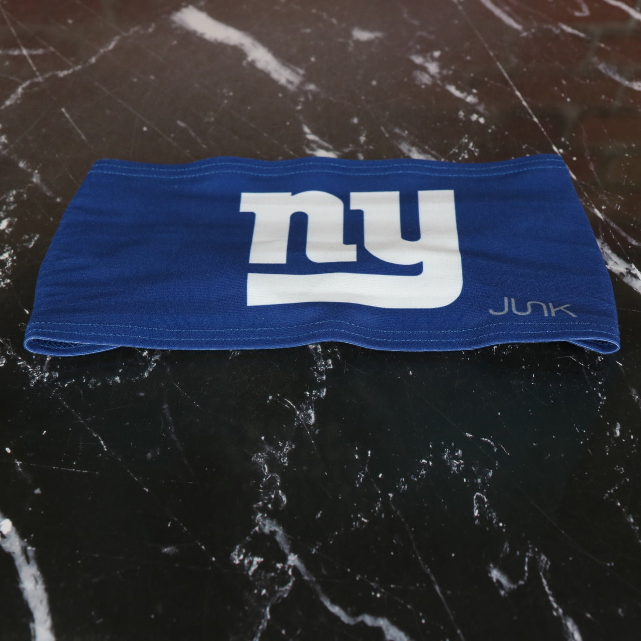 New York Giants Moisture Wicking UPF 50+ Blue Headband | Officially Licensed Junk Brands