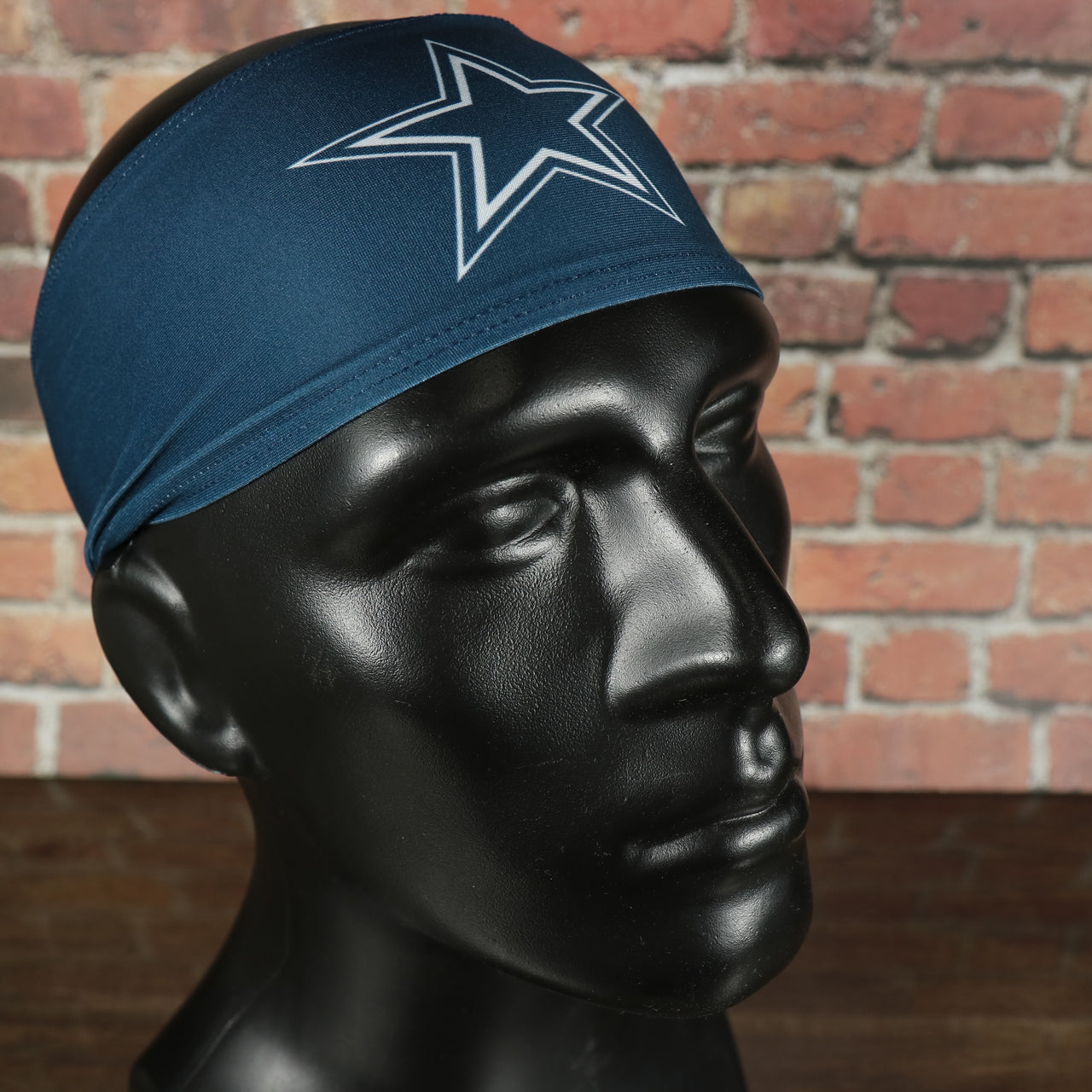 Dallas Cowboys Moisture Wicking UPF 50+ Navy Headband | Officially Licensed Junk Brands