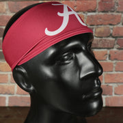University of Alabama Moisture Wicking UPF 50+ Crimson Headband | Officially Licensed Junk Brands