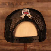 Back of the NFL Shield 2021 Salute To Service On Field Sideline 9Fifty Snapback Trucker Hat